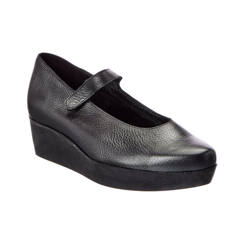 Arche Fujabi Leather Wedge, Silver